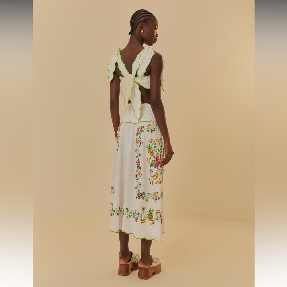 Farm Rio Cutout Dress